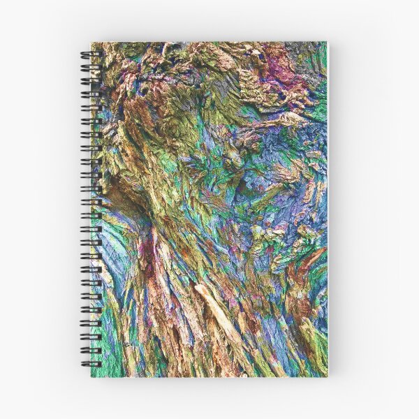 Item preview, Psychedelic colored old tree bark designed and sold by super_shimizu.