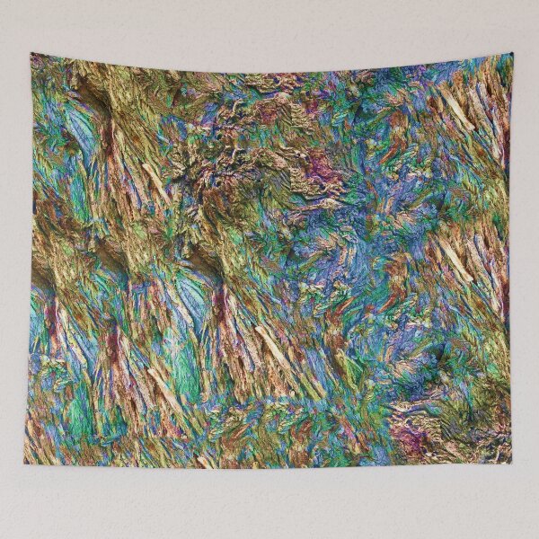 Item preview, Psychedelic colored old tree bark designed and sold by super_shimizu.