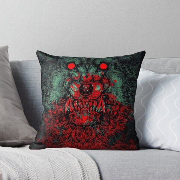 Werewolf shape Throw Pillow