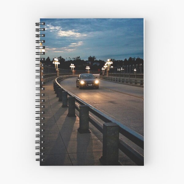 Item preview, Night drive on curved bridge designed and sold by Karol Franks.