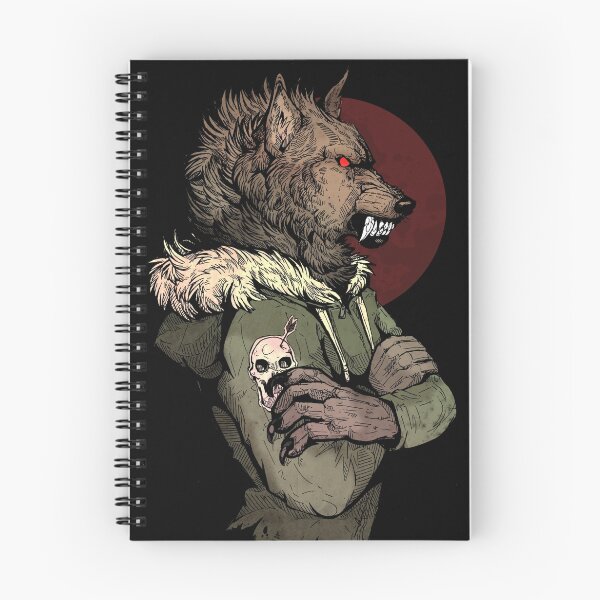 Aperçu de l'œuvre Wolf Rising Brown créée et vendue par WOLFSKULLJACK.