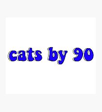 Katzen um 90 Fotodruck