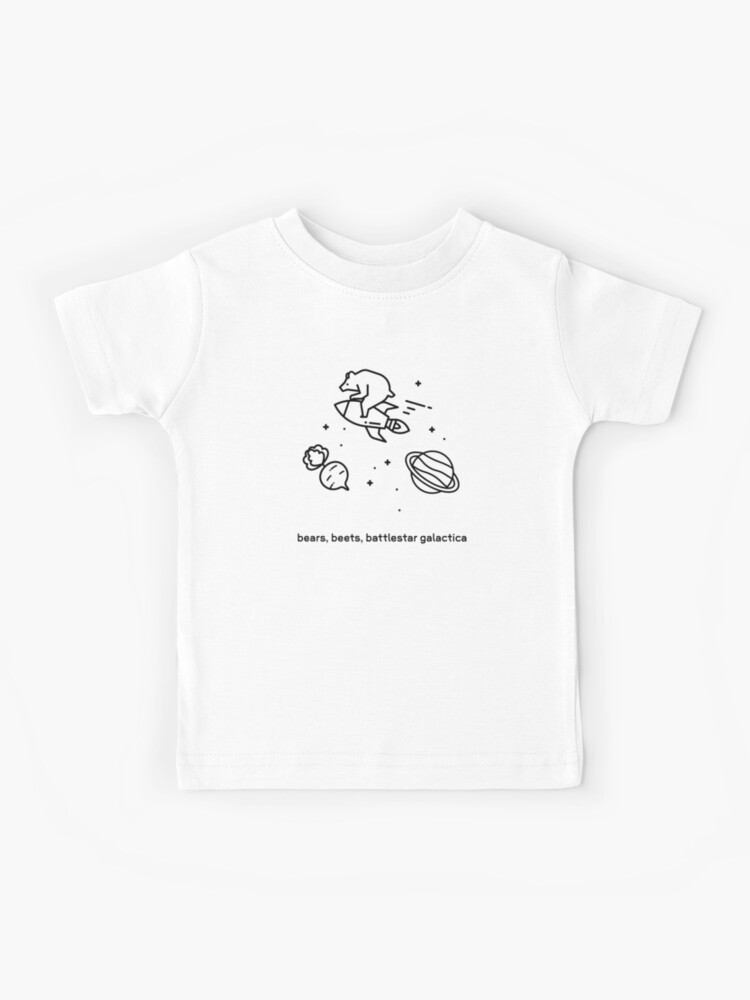Bears Beets Battlestar Galactica Kids T Shirt By Theofficeshop Redbubble