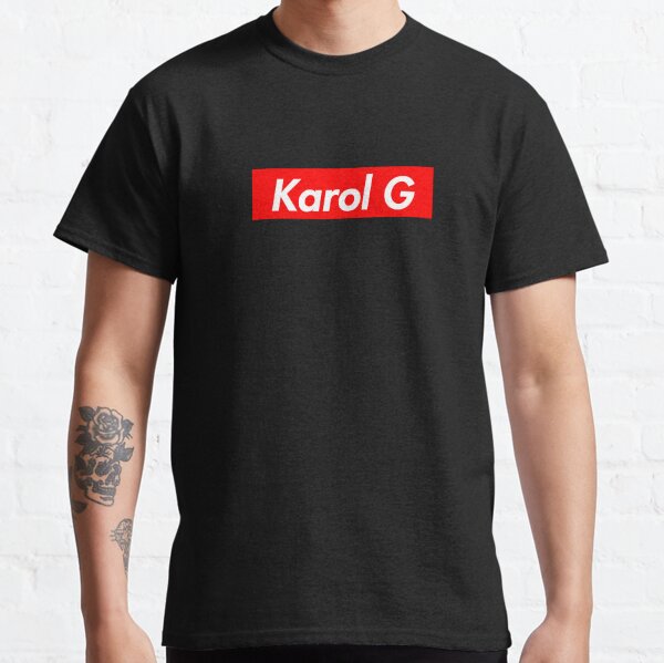 Karol G X Anuel AA Mens Black T-Shirt 