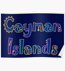 Cayman Islands Beach und Resort Gear Poster