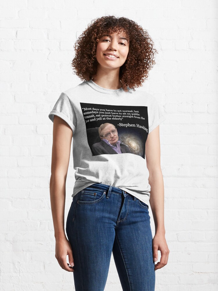 stephen hawking quote shirt