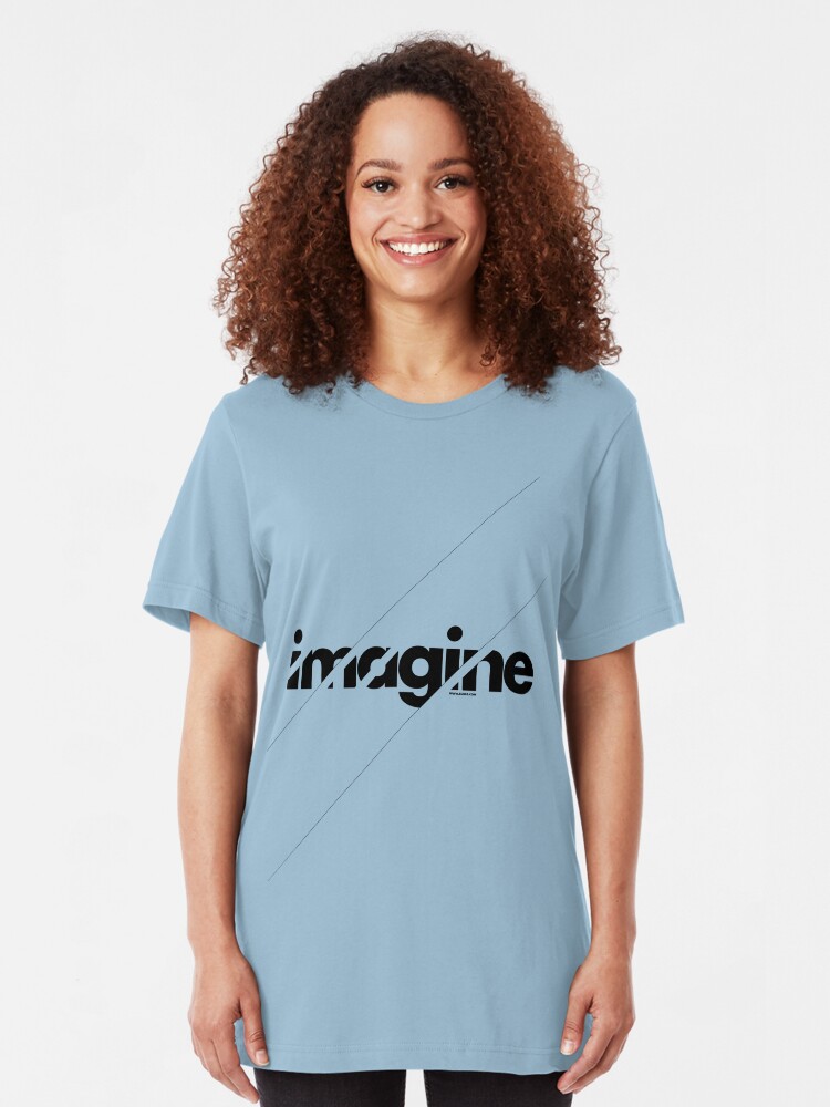 Alternate view of Imagine under stripes Slim Fit T-Shirt
