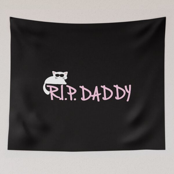 Item preview, Choupette Shirt Mourning Cat RIP Daddy Karl Shirt Apparel T Shirt designed and sold by shoutoutshirtco.