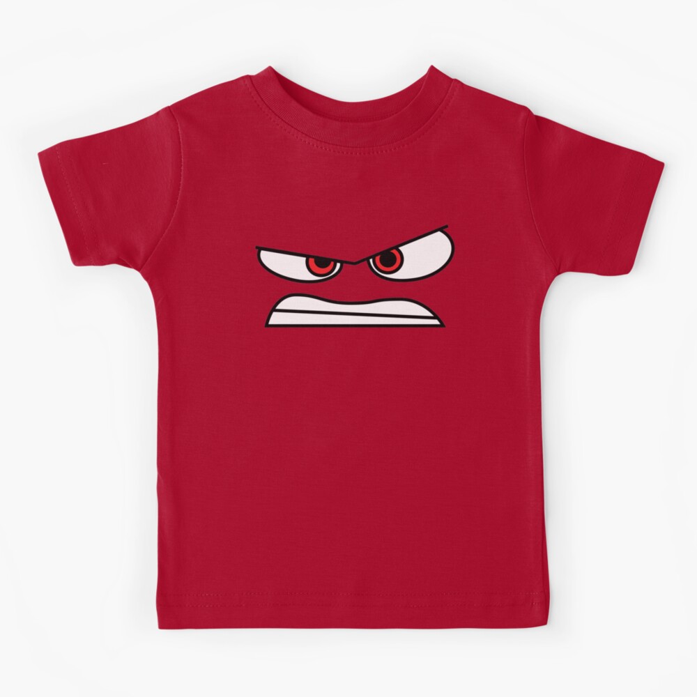 Inside Out - Must Control Anger - Toddler And Youth Short Sleeve Graphic T- Shirt 
