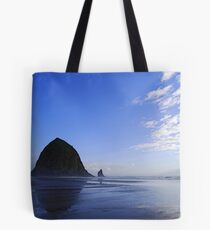 Low Tide at Haystack Rock Tote Bag