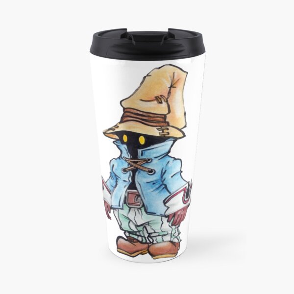 Final Fantasy 9 Vivi in Pastel &Colour Pencil Travel Mug