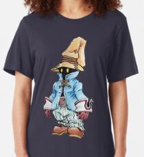 Final Fantasy 9 Vivi in Pastel &Colour Pencil Slim Fit T-Shirt