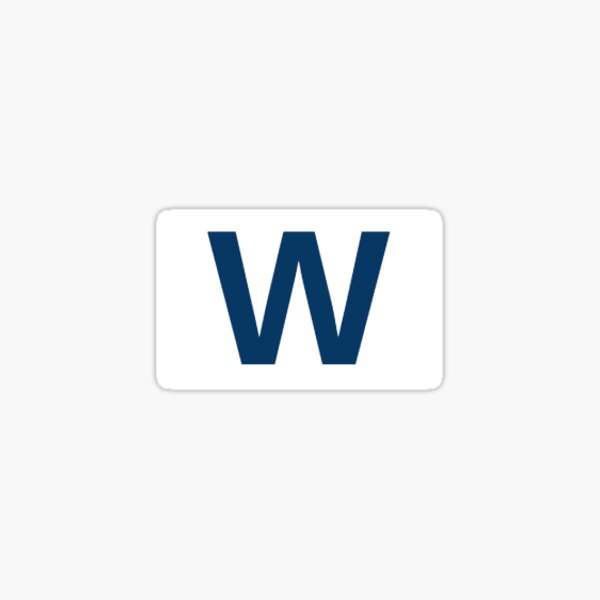 Fly the W Cubs Sticker Sticker