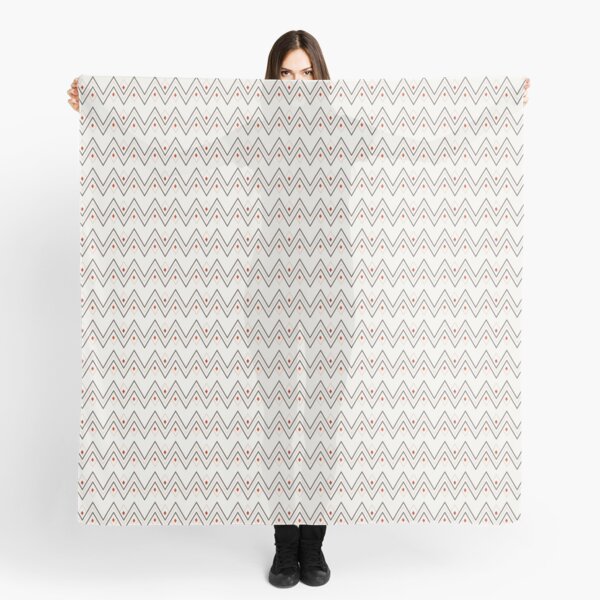 Diamonds and Pointy Lines (Patterns Please) Scarf
