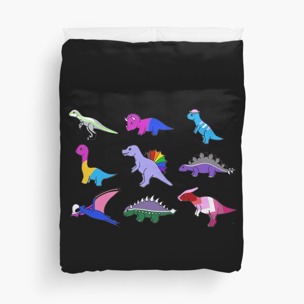 Pride Dinosaurs Duvet Cover