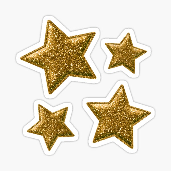 gold star sticker pack Sticker for Sale by tessa-stark