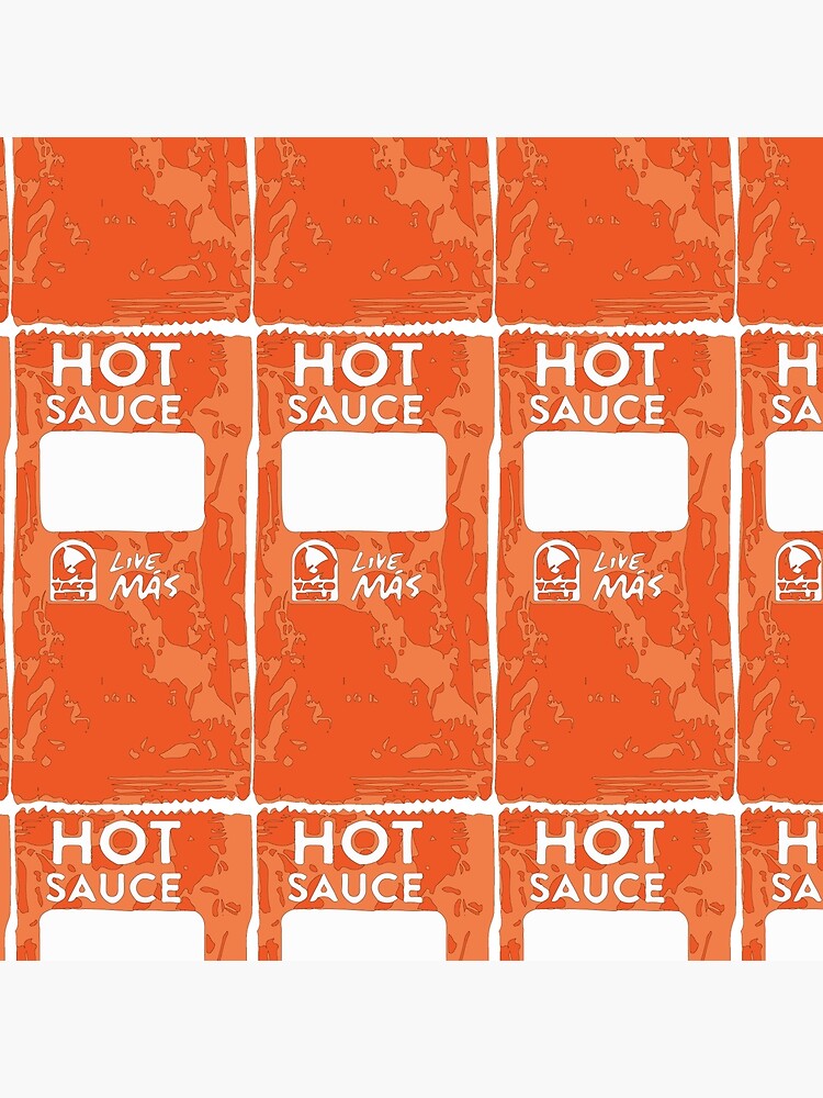 "Taco Bell Hot Sauce Packet" Throw Pillow by Freshfroot Redbubble