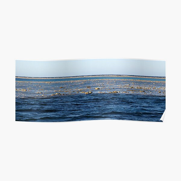 Low tide at Clerke Reef Poster