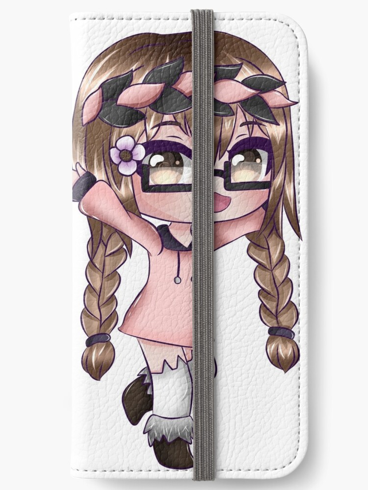 Cute Anime Girl - Gacha Edit | iPhone Wallet