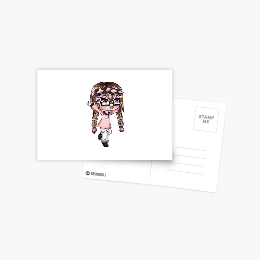 street style - gacha edit Postcard for Sale by BambooBanana