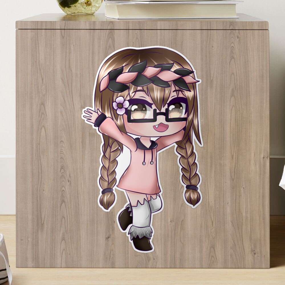 Cute Anime Girl - Gacha Edit Sticker for Sale by BambooBanana