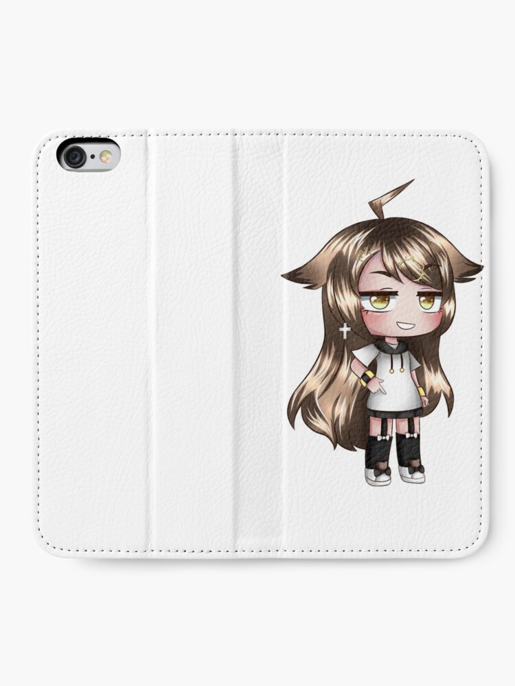 Cute Anime Girl - Gacha Edit iPhone Wallet for Sale by BambooBanana