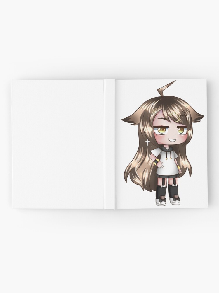 Cute Anime Girl - Gacha Edit Hardcover Journal for Sale by BambooBanana