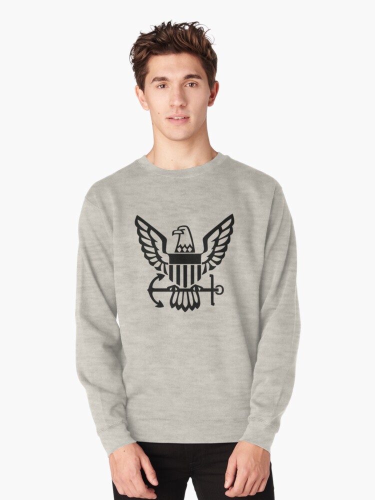 Hoody Crewneck Sweatshirt Distressed American Flag Skull Tactical