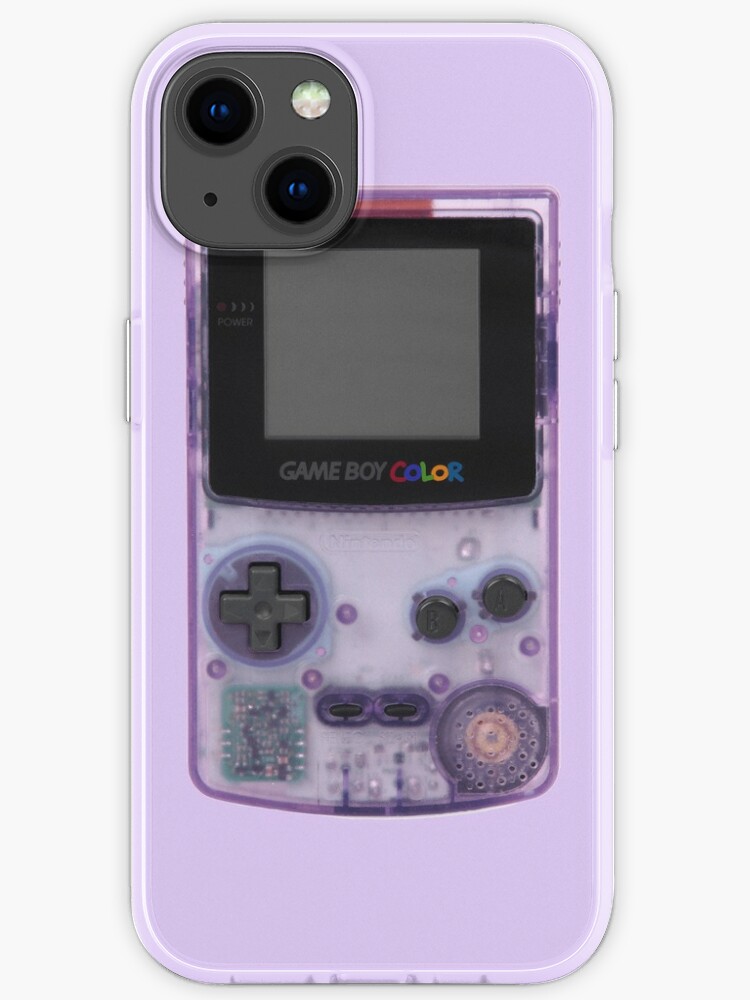 Game Boy Color Atomic Purple Iphone Case By Spacefizz Redbubble