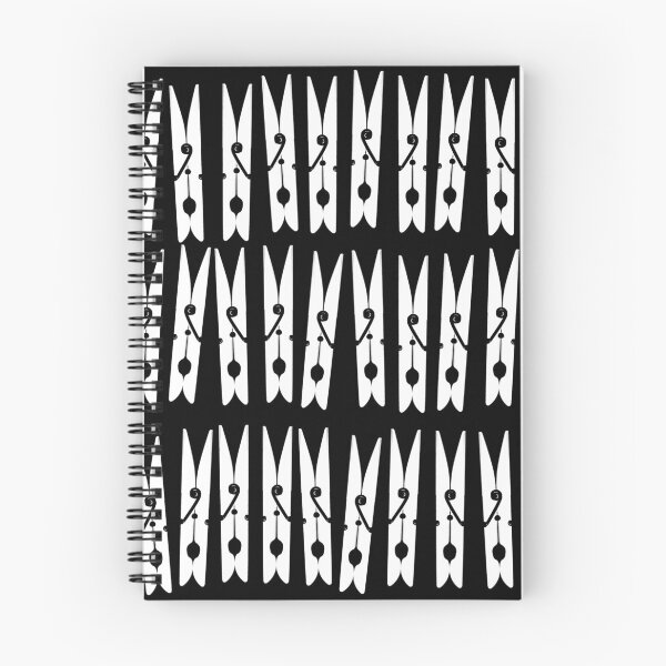Item preview, White Clothespins on black designed and sold by DilatorySloth.