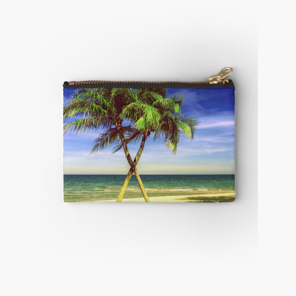 Item preview, Caribbean Palm Tree Tropical Island Beach  designed and sold by ultimatedigital.