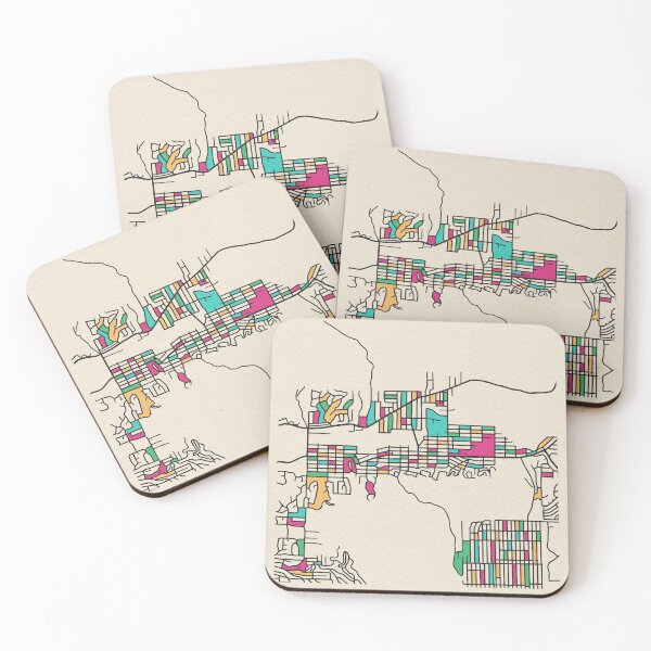 Item preview, Big Bear City, California Street Map designed and sold by A Deniz Akerman.