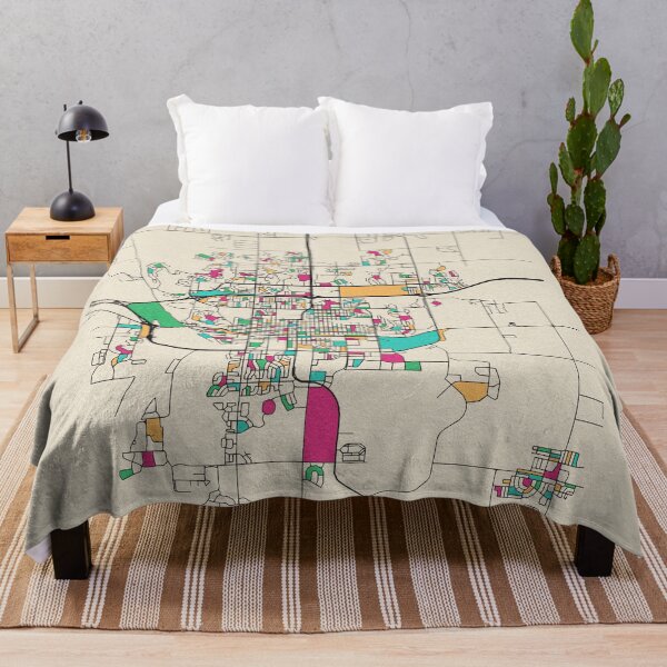 Item preview, Bismarck, United States Street Map designed and sold by A Deniz Akerman.