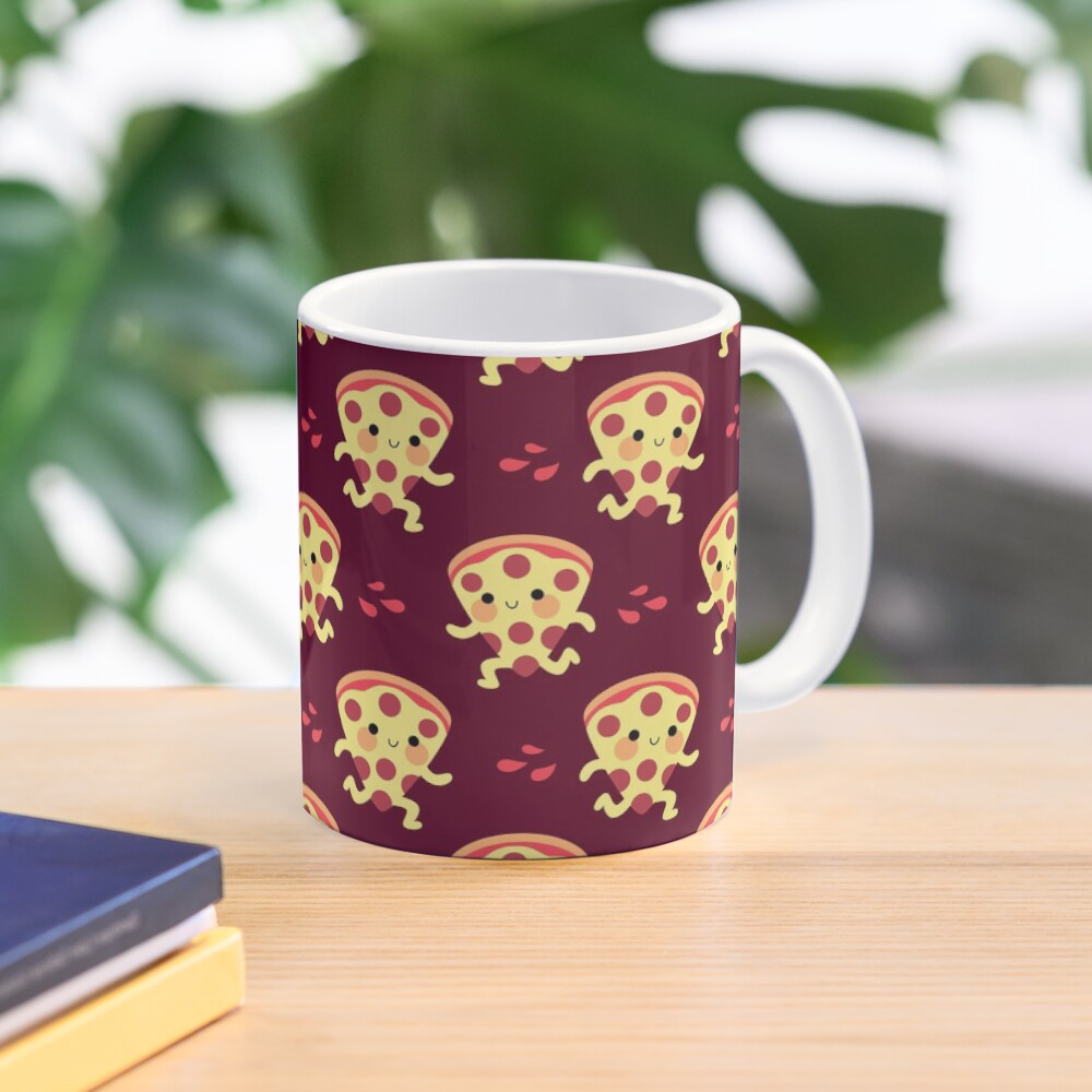 Cute running pizza slice Mug