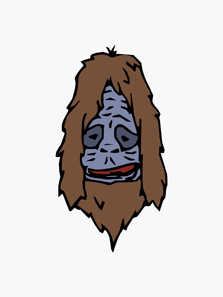 Sassy the sasquatch  Sticker for Sale by SturgesC