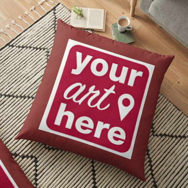 Your Art Here Floor Pillow