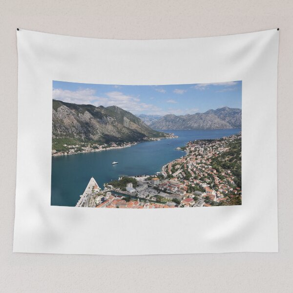 Item preview, Bay of Kotor in summer landscape Montenegro designed and sold by goceris.
