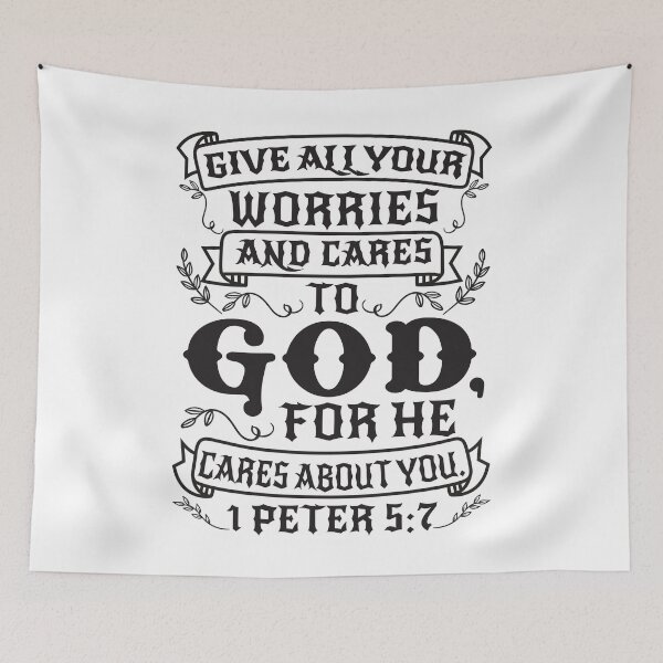 Item preview, 1 Peter 5:7 designed and sold by plushism.