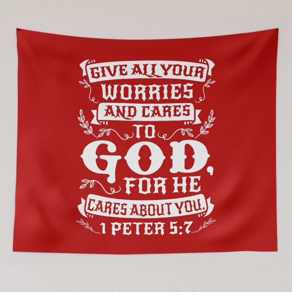 Item preview, 1 Peter 5:7 designed and sold by plushism.