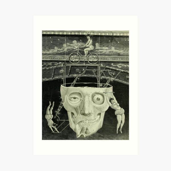 A MACABRE EXERCISE Art Print