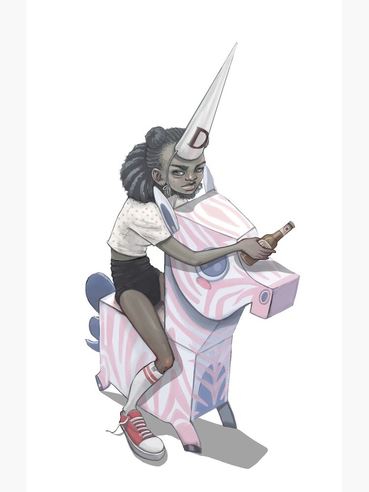 Unicorn Dunce by reckless-buddah