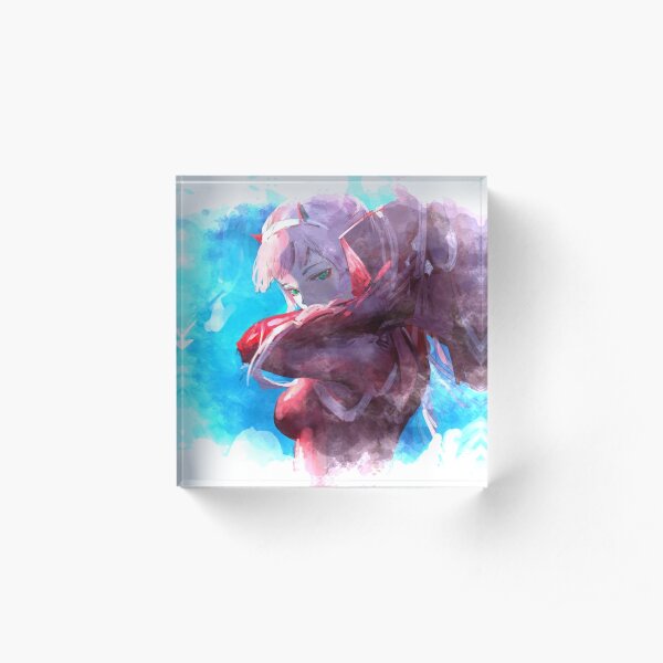 Zero Two - Darling in the Franxx Acrylic Block