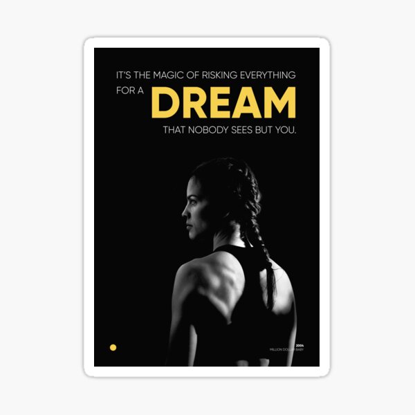 Million Dollar Baby Sticker