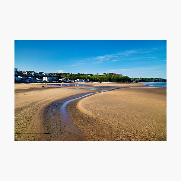 Item preview, Beach - Coastal Scenery - Saundersfoot designed and sold by Harmony Of The Mind.