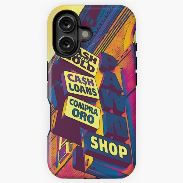 Cash for Gold - Bay Ridge Brooklyn Neon Pop Art - Urban Photography iPhone Tough Case