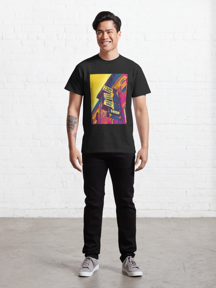 Alternate view of Cash for Gold - Bay Ridge Brooklyn Neon Pop Art - Urban Photography Classic T-Shirt