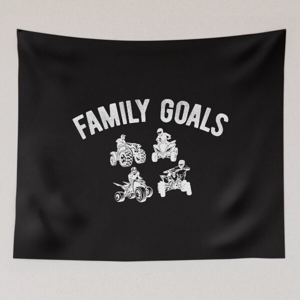 Item preview, Family Goals ATV Squad 4 Wheeler Riding Quads Offroad Racing designed and sold by shoutoutshirtco.