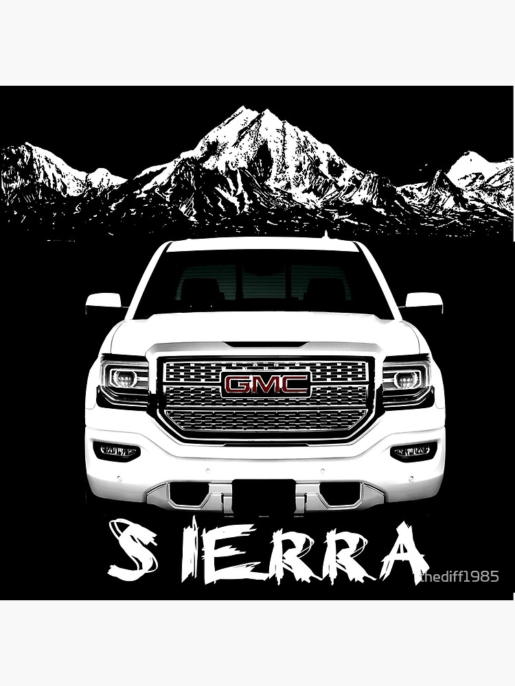 Disover gmc sierra 1500 pick up Premium Matte Vertical Poster