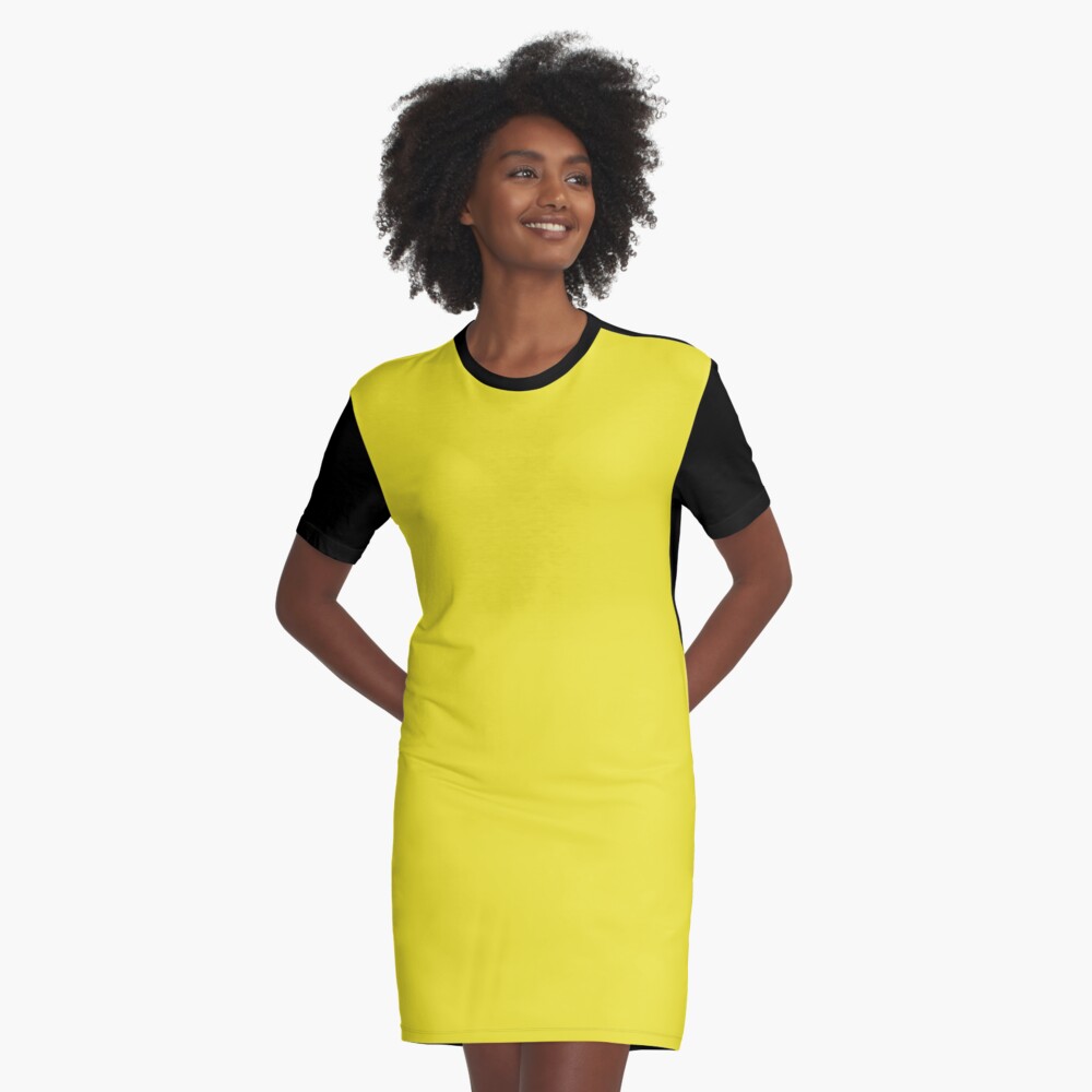 highlighter yellow dress