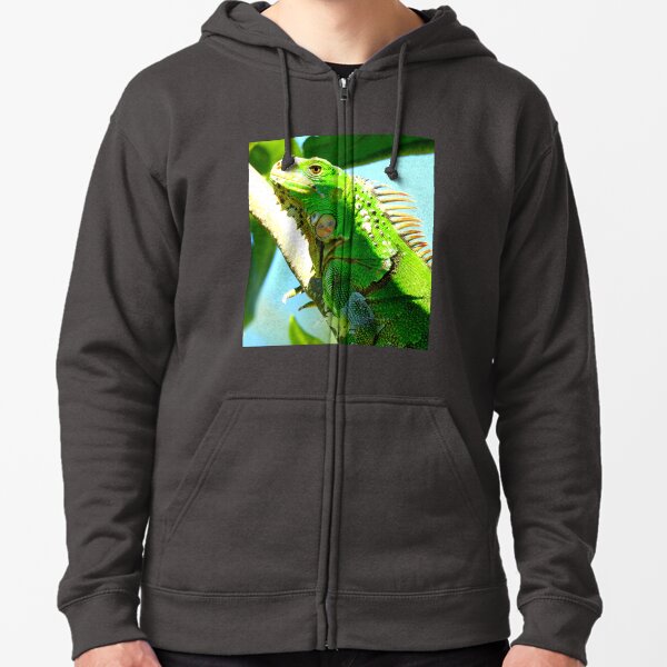 Punta Sur Iguana Zipped Hoodie